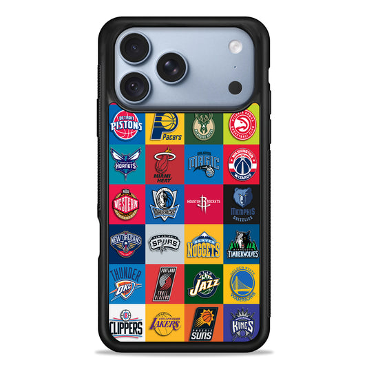 Basketball Teams NBA iPhone 18 Pro Case - iPhone 18 Pro Silicone Case