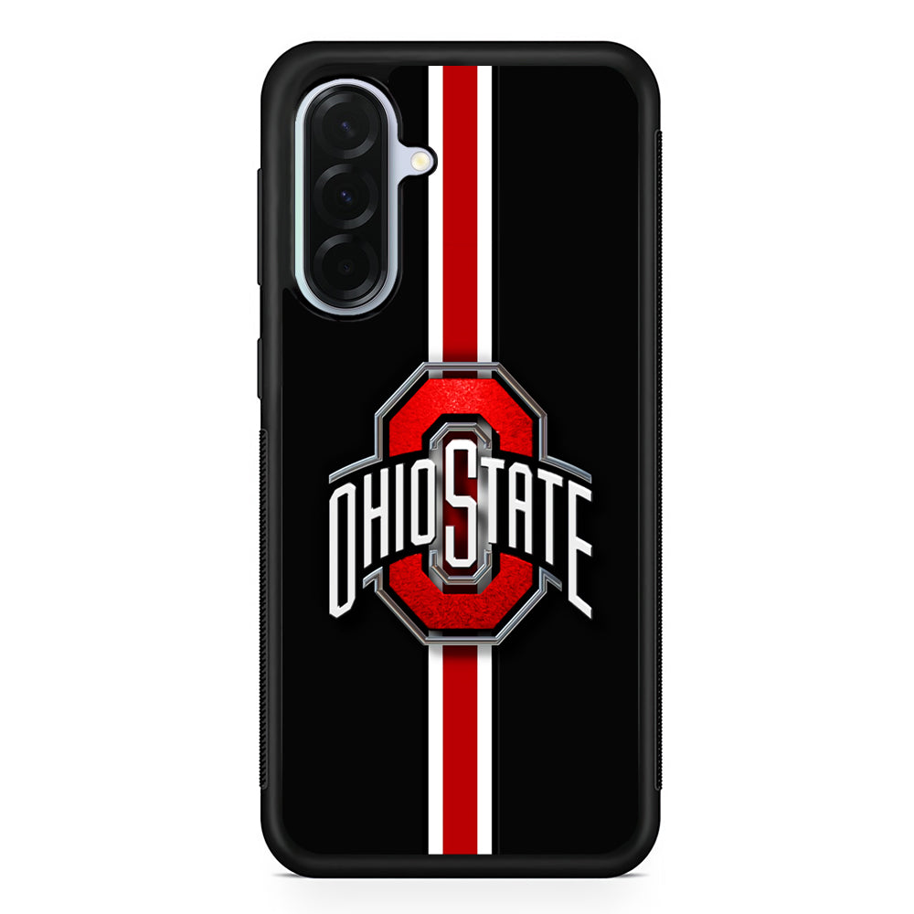 Ohio State White Red Line Samsung Galaxy A36 Case | Durable Samsung Galaxy A36 Protective Case