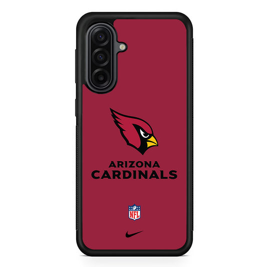 NFL Arizona Cardinals Red Nike Samsung Galaxy A17 Case | Durable Rubber Samsung Galaxy A17 Phone Case