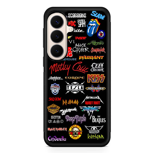 Rock and Metal Band Logo Samsung Galaxy S26 Case | Durable Protective Rubber Cover