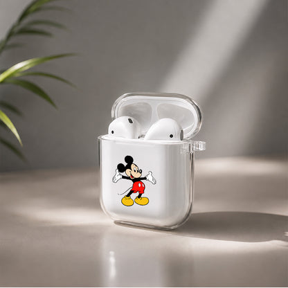 Mickey Mouse Protective Clear Case Cover For Apple Airpods | Soft Silicone AirPods 1 / 2 Case | Protective Cover