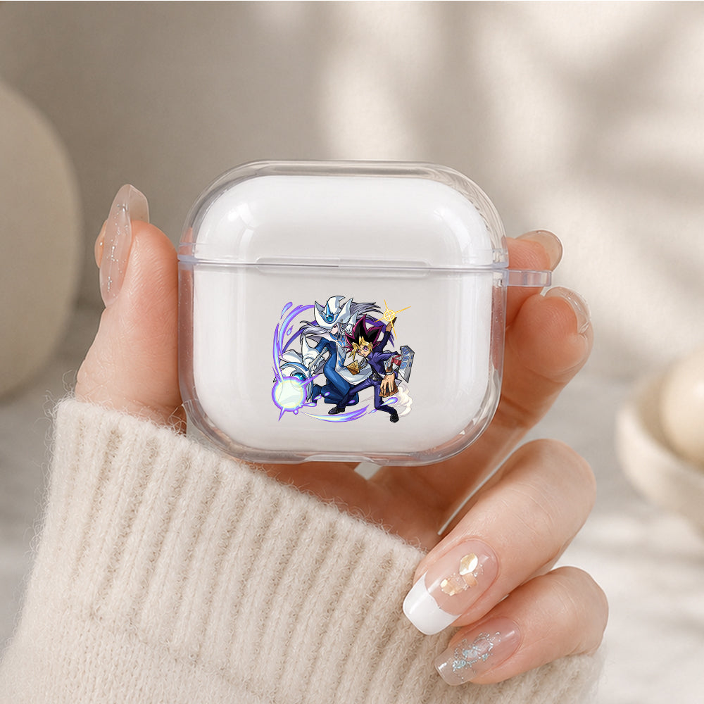 Yu-Gi-Oh Yugi Muto Magician Protective Apple Airpods 4 Clear Case - Durable Clear Protection