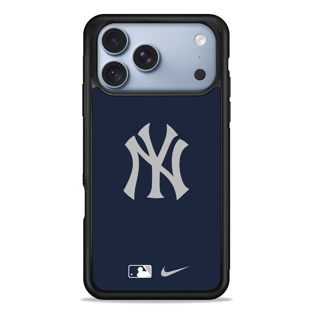 MLB New York Yankees Blue Nike iPhone 18 Pro Case - iPhone 18 Pro Silicone Case