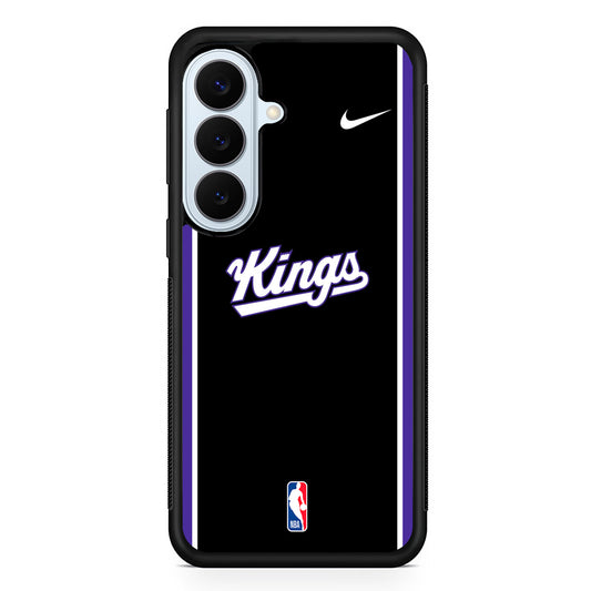NBA Sacramento Kings Black Nike Samsung Galaxy S26 Plus Case | Lightweight Protective Phone Cover
