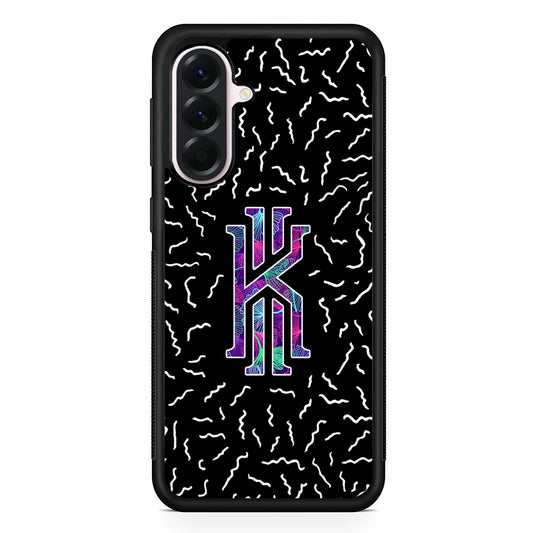 Kyrie Irving Small Striped Pattern Samsung Galaxy A56 Case | Samsung Galaxy A56 Protective Rubber Case