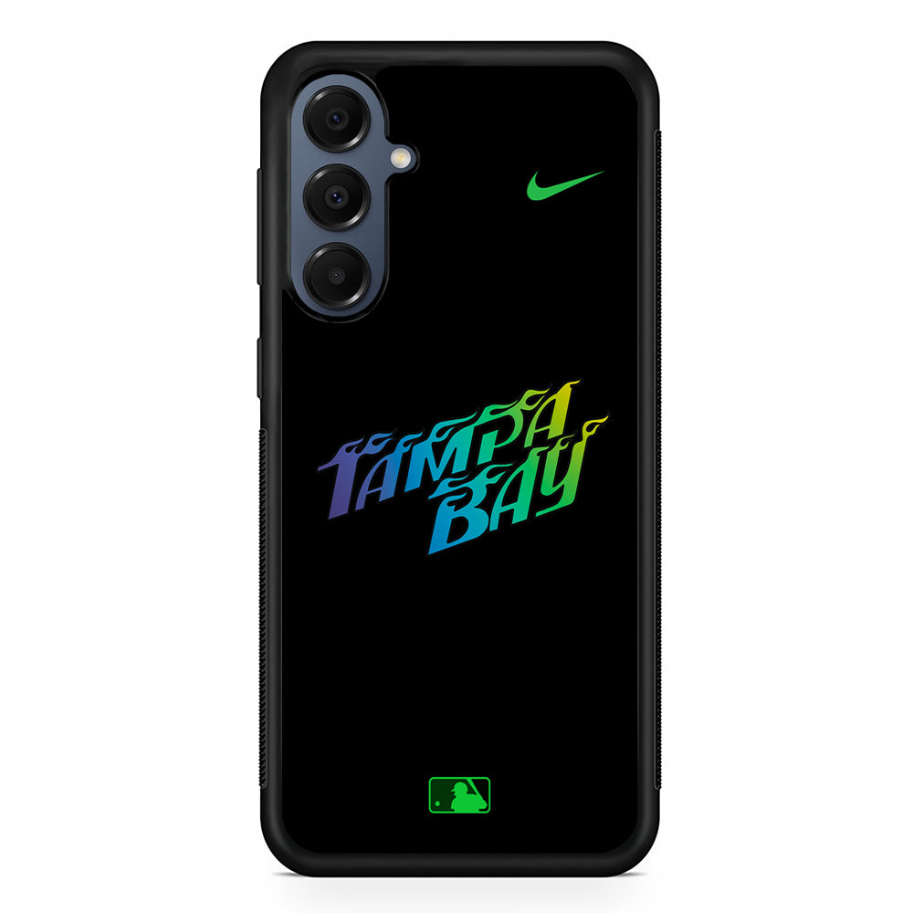 MLB Tampa Bay Rays Black Nike Samsung Galaxy A16 Case | Slim Protective Cover for Samsung Galaxy A16