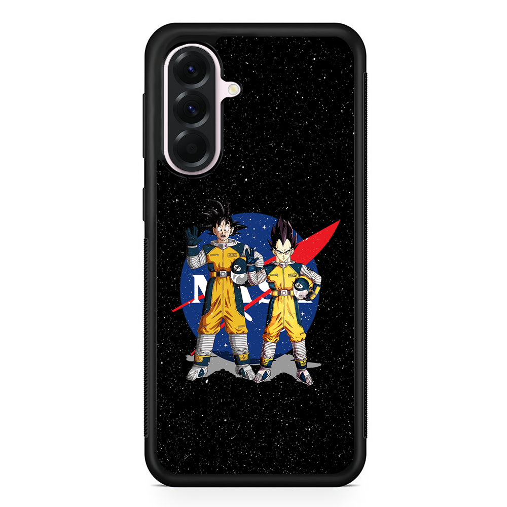 Nasa Goku and Vegeta Samsung Galaxy A56 Case | Samsung Galaxy A56 Protective Rubber Case