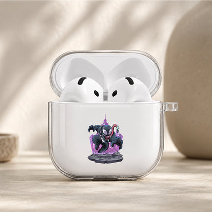 Venom Chibi Version Protective Apple Airpods 4 Clear Case - Durable Clear Protection