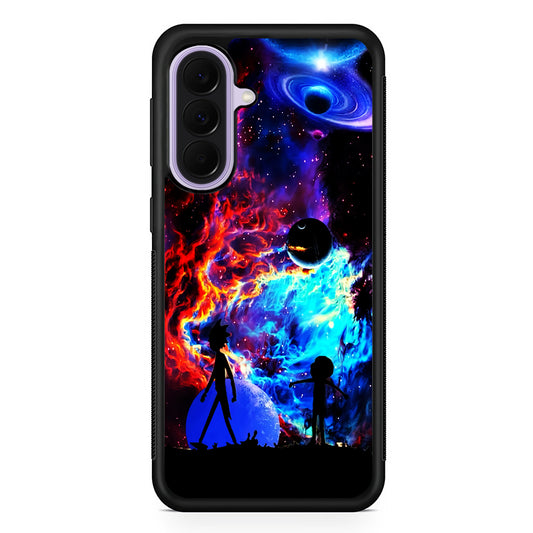 Rick and Morty Wonderful Galaxy Samsung Galaxy A37 Case | Samsung Galaxy A37 Rubber Protective Case