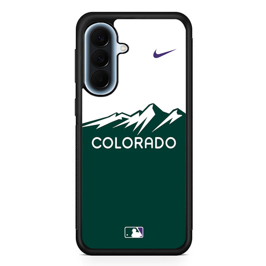 MLB Colorado Rockies Green Nike Samsung Galaxy A57 Case | Slim Samsung Galaxy A57 Protective Case
