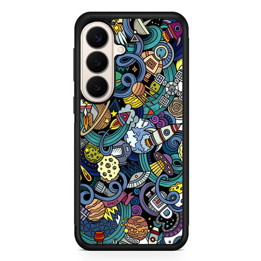 Doodle 002 Samsung Galaxy S26 Case | Durable Protective Rubber Cover