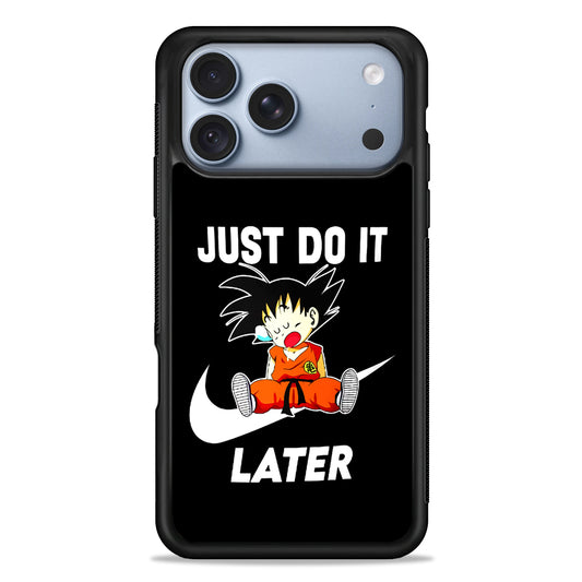 Nike Goku Asleep iPhone 18 Pro Case - iPhone 18 Pro Silicone Case