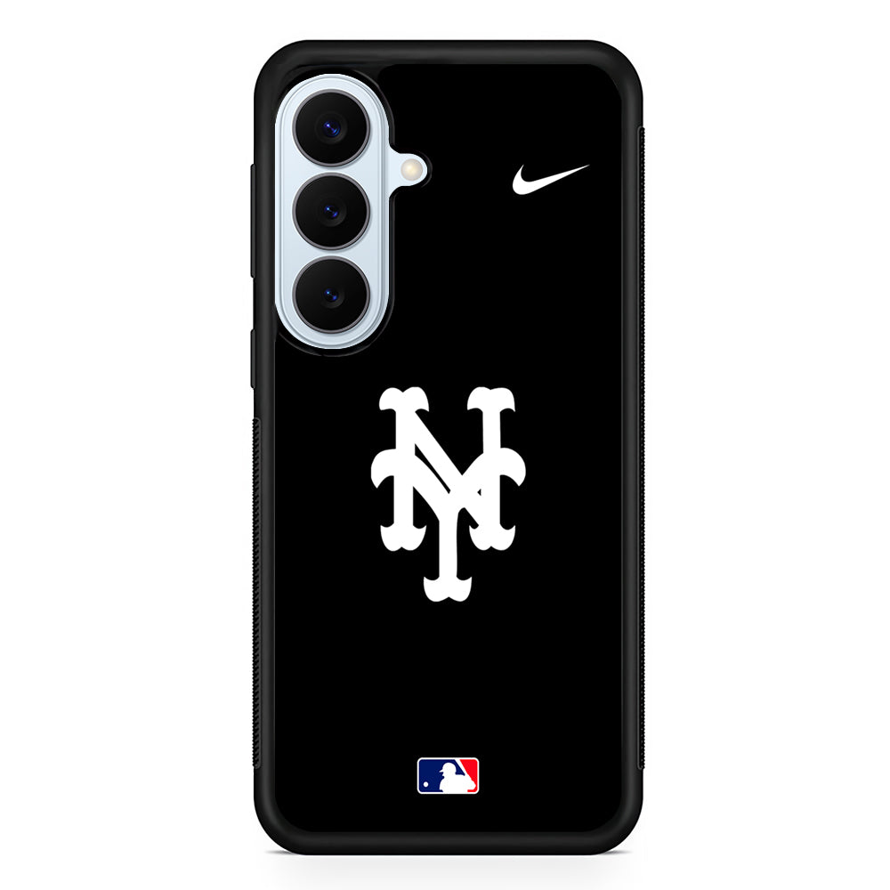 MLB New York Mets Black Nike Samsung Galaxy S26 Plus Case | Lightweight Protective Phone Cover
