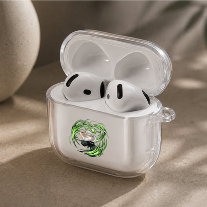 Demon Slayer Sanemi Protective Apple Airpods 4 Clear Case - Durable Clear Protection