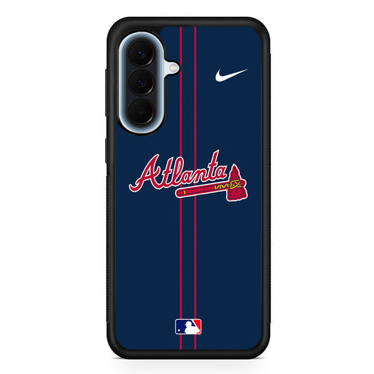 MLB Atlanta Braves Navy Nike Samsung Galaxy A57 Case | Slim Samsung Galaxy A57 Protective Case
