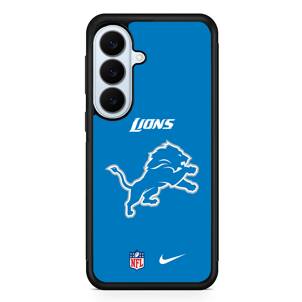 NFL Detroit Lions Blue Nike Samsung Galaxy S26 Plus Case | Lightweight Protective Phone Cover