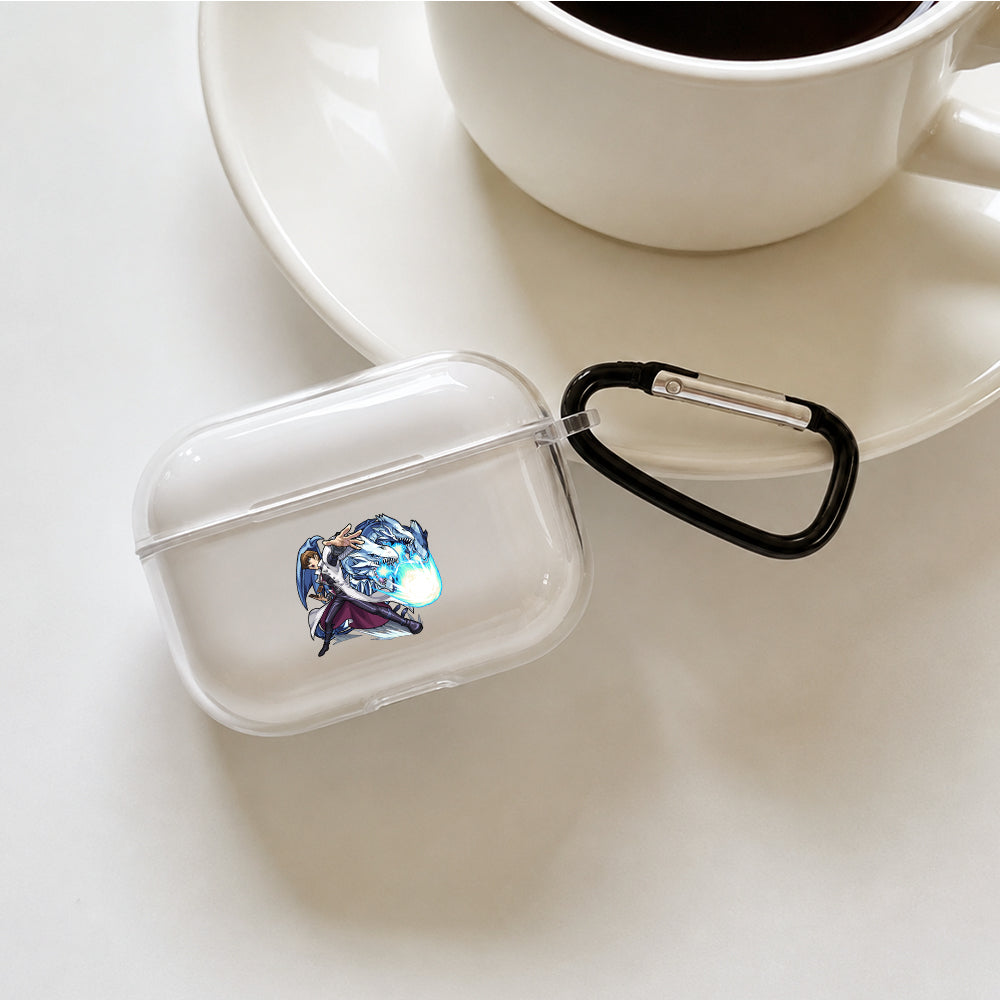 Yu-Gi-Oh Seto Kaiba Protective Apple AirPods Pro 3 Clear Case | Shockproof Cover