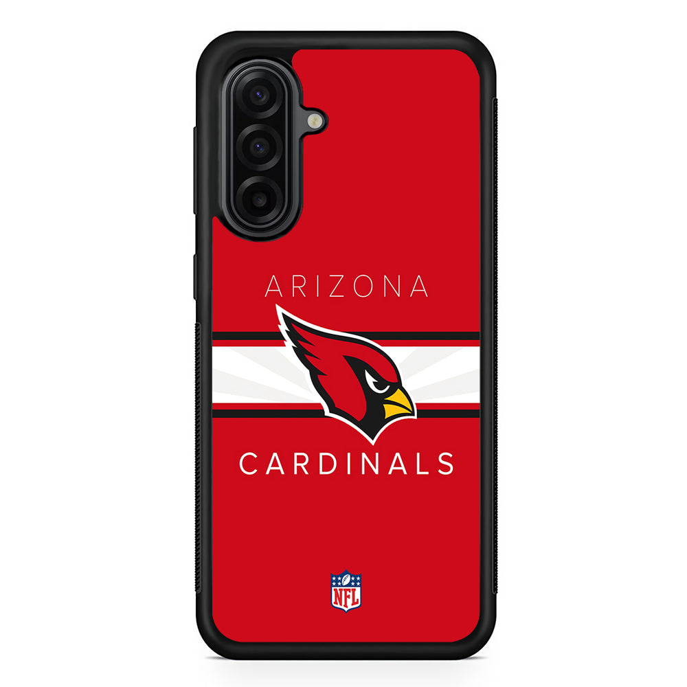 NFL Arizona Cardinals Team Logo Samsung Galaxy A17 Case | Durable Rubber Samsung Galaxy A17 Phone Case