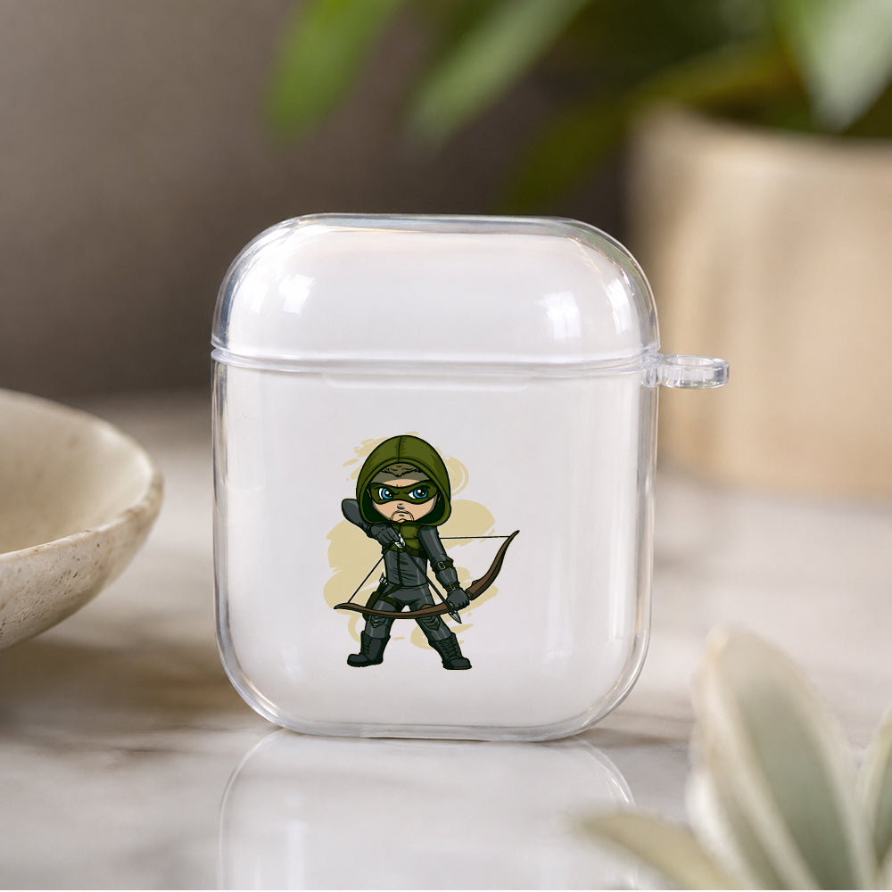 Arrow Mini Cartoon Protective Clear Case Cover For Apple Airpods | Soft Silicone AirPods 1 / 2 Case | Protective Cover