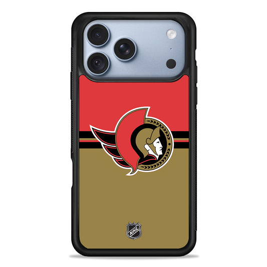 NHL Ottawa Senators Team iPhone 18 Pro Case - iPhone 18 Pro Silicone Case
