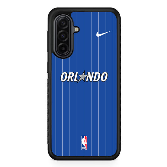 NBA Orlando Magic Blue Nike Samsung Galaxy A17 Case | Durable Rubber Samsung Galaxy A17 Phone Case