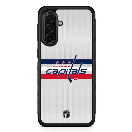 NHL Washington Capitals Dots Pattern Samsung Galaxy A17 Case | Durable Rubber Samsung Galaxy A17 Phone Case