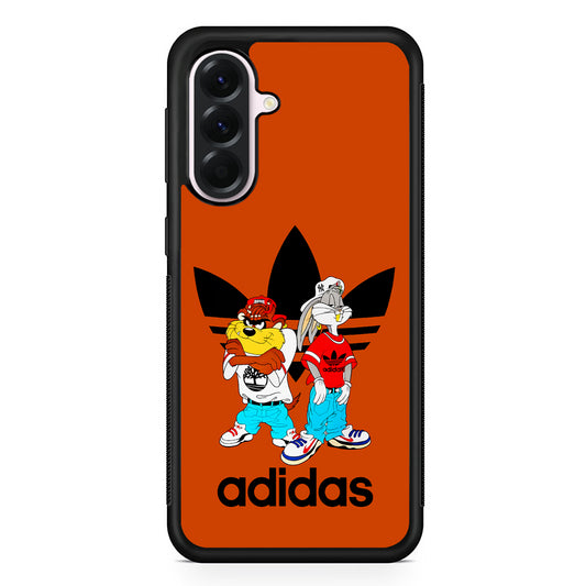 Adidas Taz And Bugs Samsung Galaxy A56 Case | Samsung Galaxy A56 Protective Rubber Case