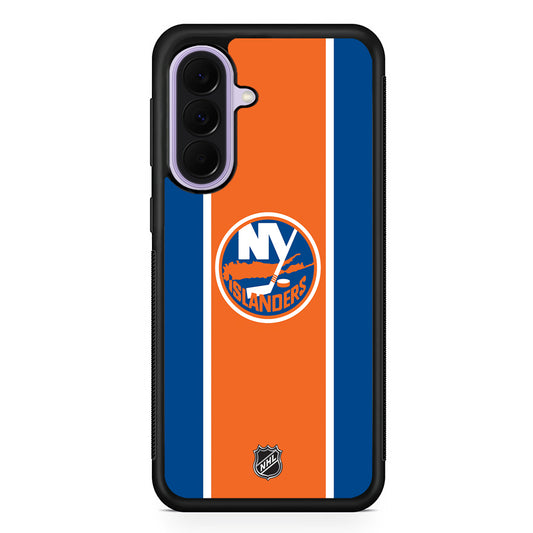 NHL New York Islanders Orange Samsung Galaxy A37 Case | Samsung Galaxy A37 Rubber Protective Case