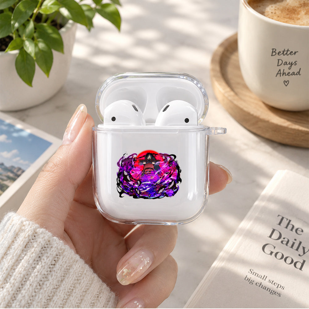 Uchiha Madara Ultimate Jutsu Protective Clear Case Cover For Apple Airpods | Soft Silicone AirPods 1 / 2 Case | Protective Cover