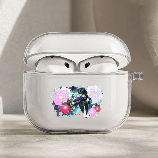 Hunter x Hunter Post Rose Meruem Protective Apple AirPods Pro 3 Clear Case | Shockproof Cover