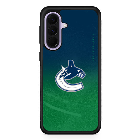NHL Vancouver Canucks Gradation Samsung Galaxy A37 Case | Samsung Galaxy A37 Rubber Protective Case