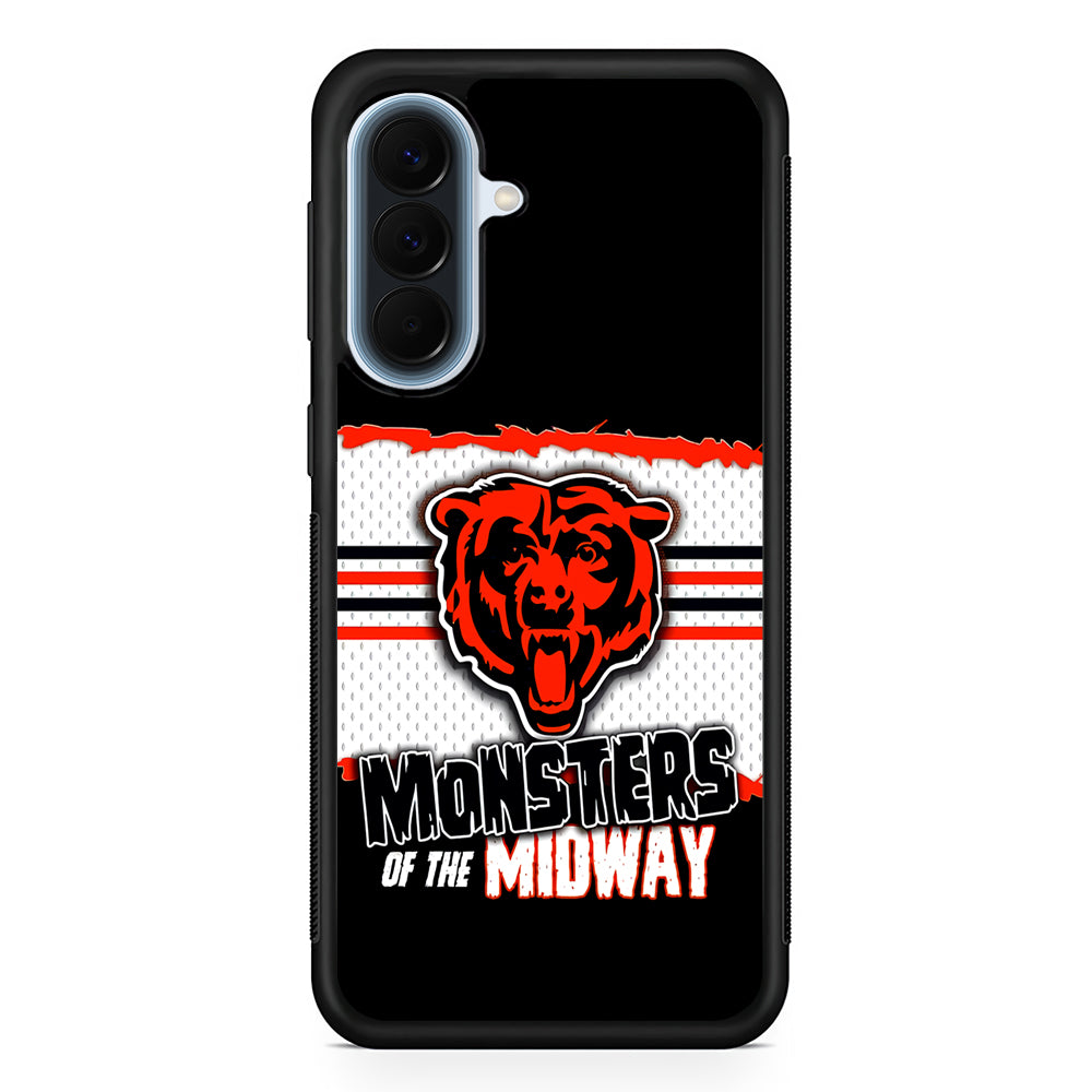 NFL Chicago Bears Monsters Samsung Galaxy A57 Case | Slim Samsung Galaxy A57 Protective Case