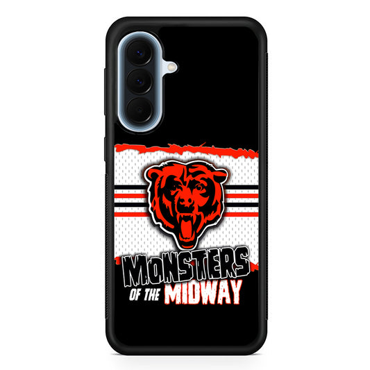 NFL Chicago Bears Monsters Samsung Galaxy A57 Case | Slim Samsung Galaxy A57 Protective Case