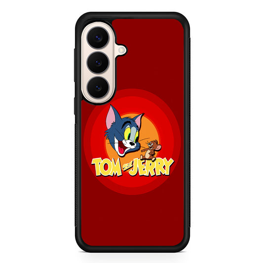 Tom and Jerry Red Samsung Galaxy S26 Case | Durable Protective Rubber Cover