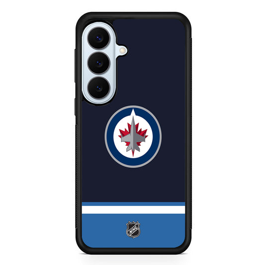 NHL Winnipeg Jets Navy Samsung Galaxy S26 Plus Case | Slim Protective Rubber Cover