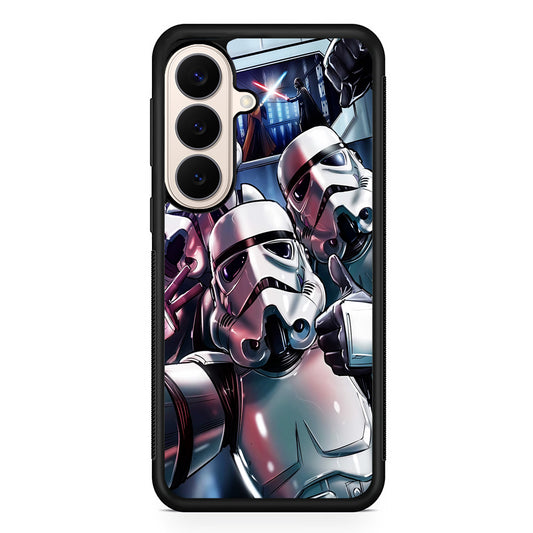 Star Wars Stormtrooper Selfie Samsung Galaxy S26 Case | Durable Protective Rubber Cover