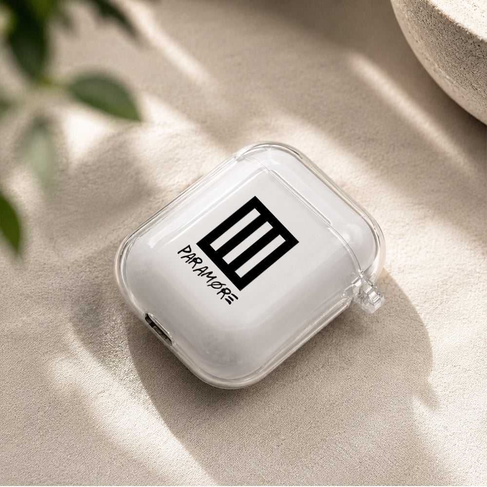 Paramore Rock Band Protective Clear Case Cover For Apple Airpods | Soft Silicone AirPods 1 / 2 Case | Protective Cover
