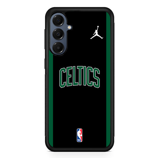 NBA Boston Celtics Black Jordan Samsung Galaxy A16 Case | Slim Protective Cover for Samsung Galaxy A16