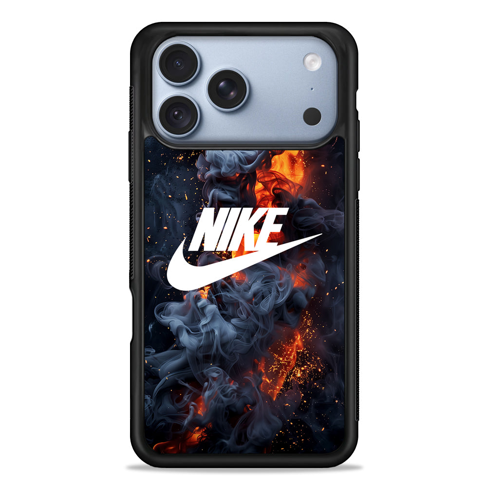 Nike Fire Across The Darkness iPhone 18 Pro Case - iPhone 18 Pro Silicone Case