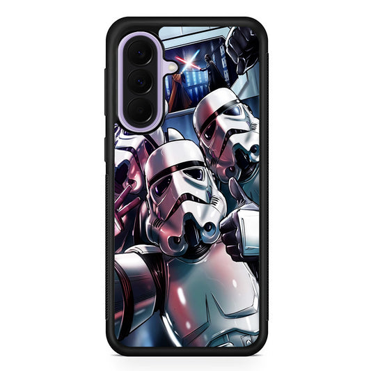 Star Wars Stormtrooper Selfie Samsung Galaxy A37 Case | Samsung Galaxy A37 Rubber Protective Case