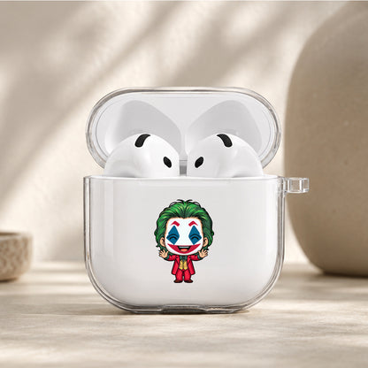 Joker Cute Chibi Protective Apple Airpods 4 Clear Case - Durable Clear Protection