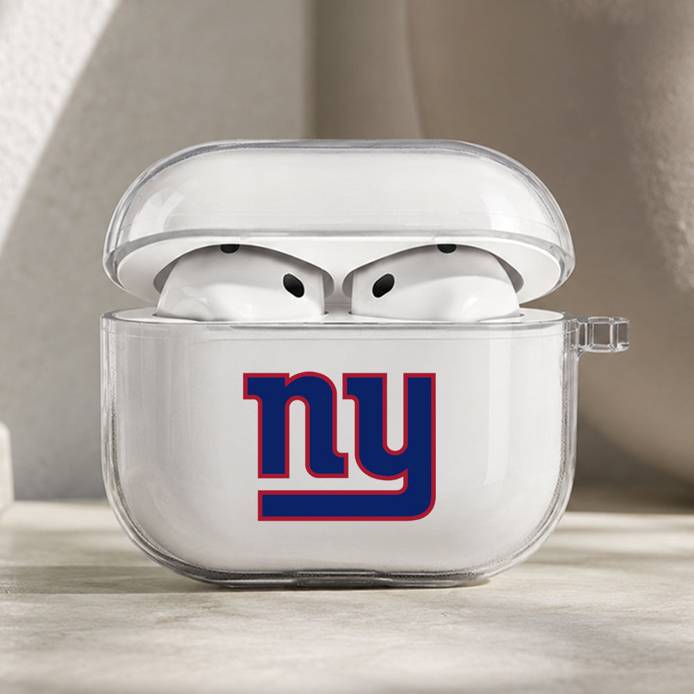 NFL New York Giants Symbol Protective Apple AirPods Pro 3 Clear Case | Shockproof Cover