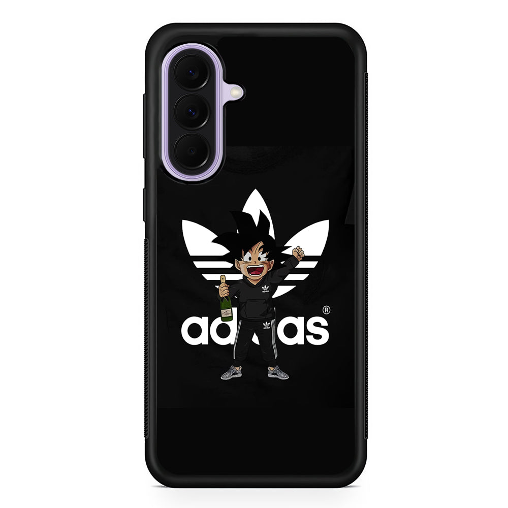 Adidas Son Goku Drink Samsung Galaxy A37 Case | Samsung Galaxy A37 Rubber Protective Case