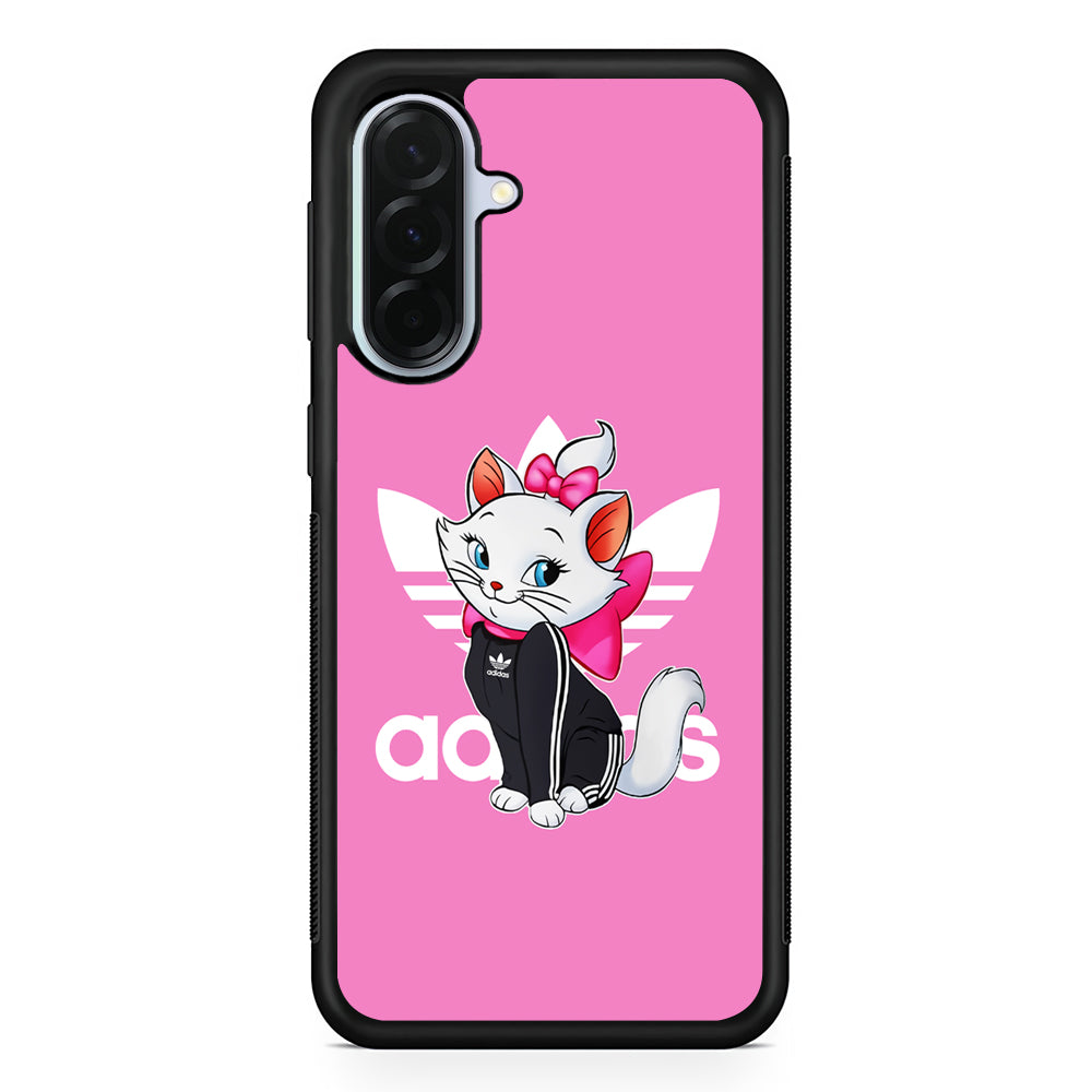 Adidas Marie The White Kitten Samsung Galaxy A36 Case | Durable Samsung Galaxy A36 Protective Case