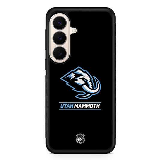 NHL Utah Mammoth Black Samsung Galaxy S26 Case | Durable Protective Rubber Cover