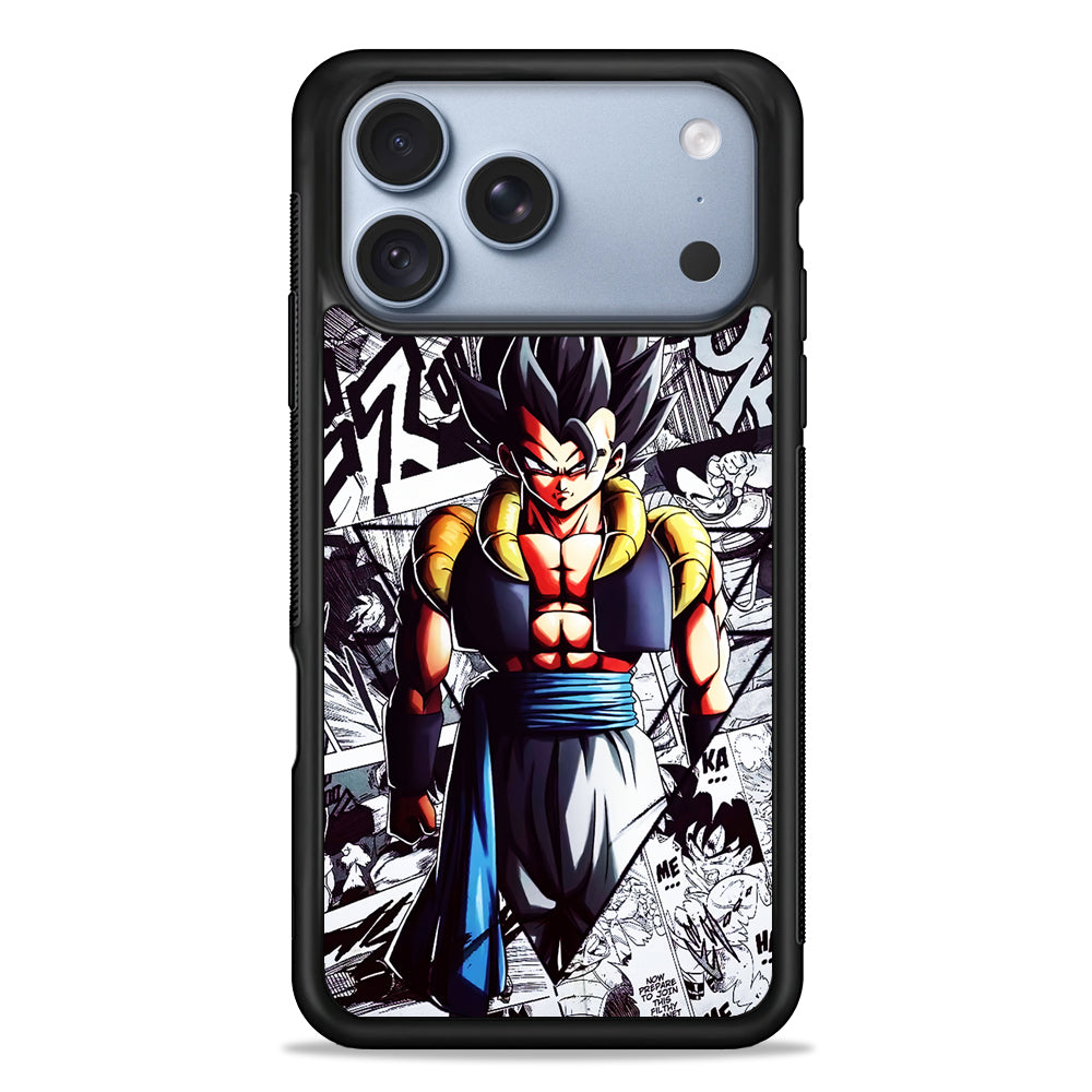 Gogeta Comic Collage iPhone 18 Pro Case - iPhone 18 Pro Silicone Case