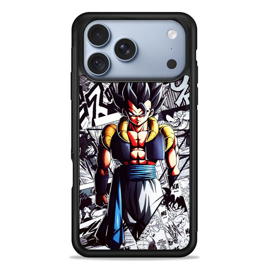 Gogeta Comic Collage iPhone 18 Pro Case - iPhone 18 Pro Silicone Case