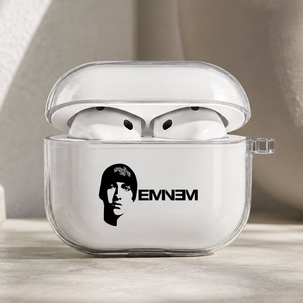 Eminem Silhouette Protective Apple AirPods Pro 3 Clear Case | Shockproof Cover