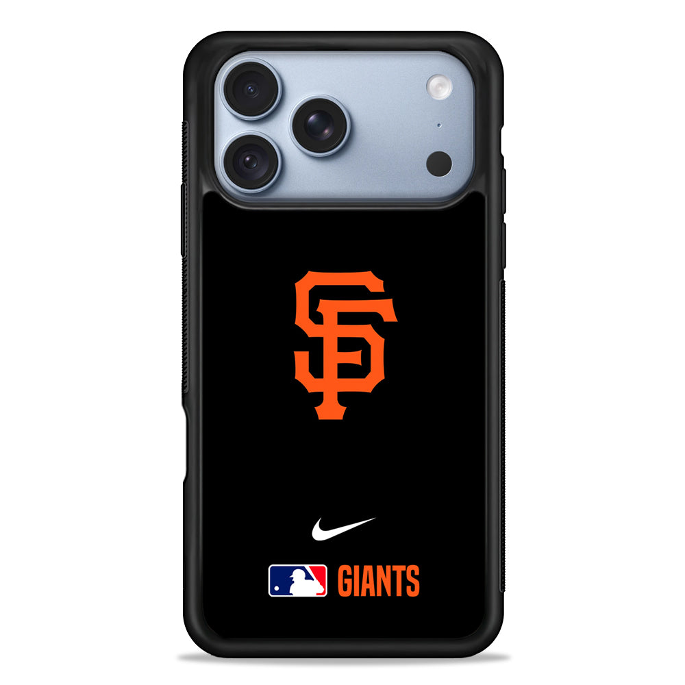 MLB San Francisco Giants Black Nike iPhone 18 Pro Case - iPhone 18 Pro Silicone Case