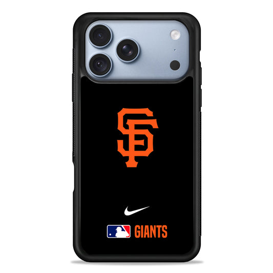 MLB San Francisco Giants Black Nike iPhone 18 Pro Case - iPhone 18 Pro Silicone Case